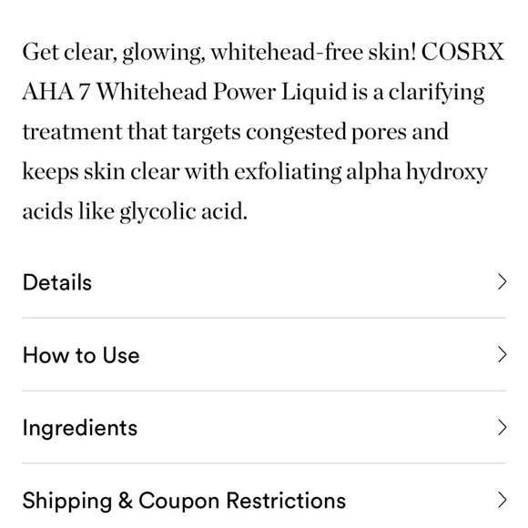 COSRX Whitehead Power Liquid New in box! - Picture 7 of 7